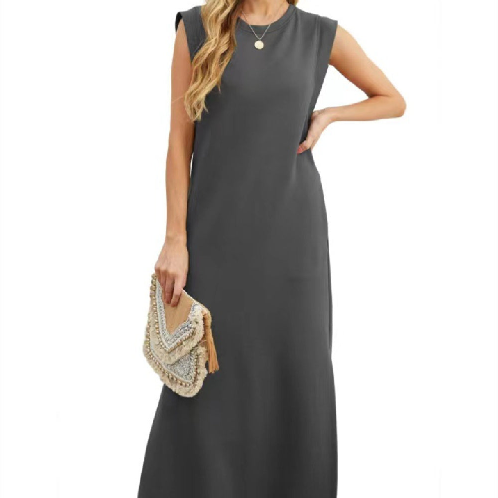 Emilia Wrinkle-free Split Hem Dress