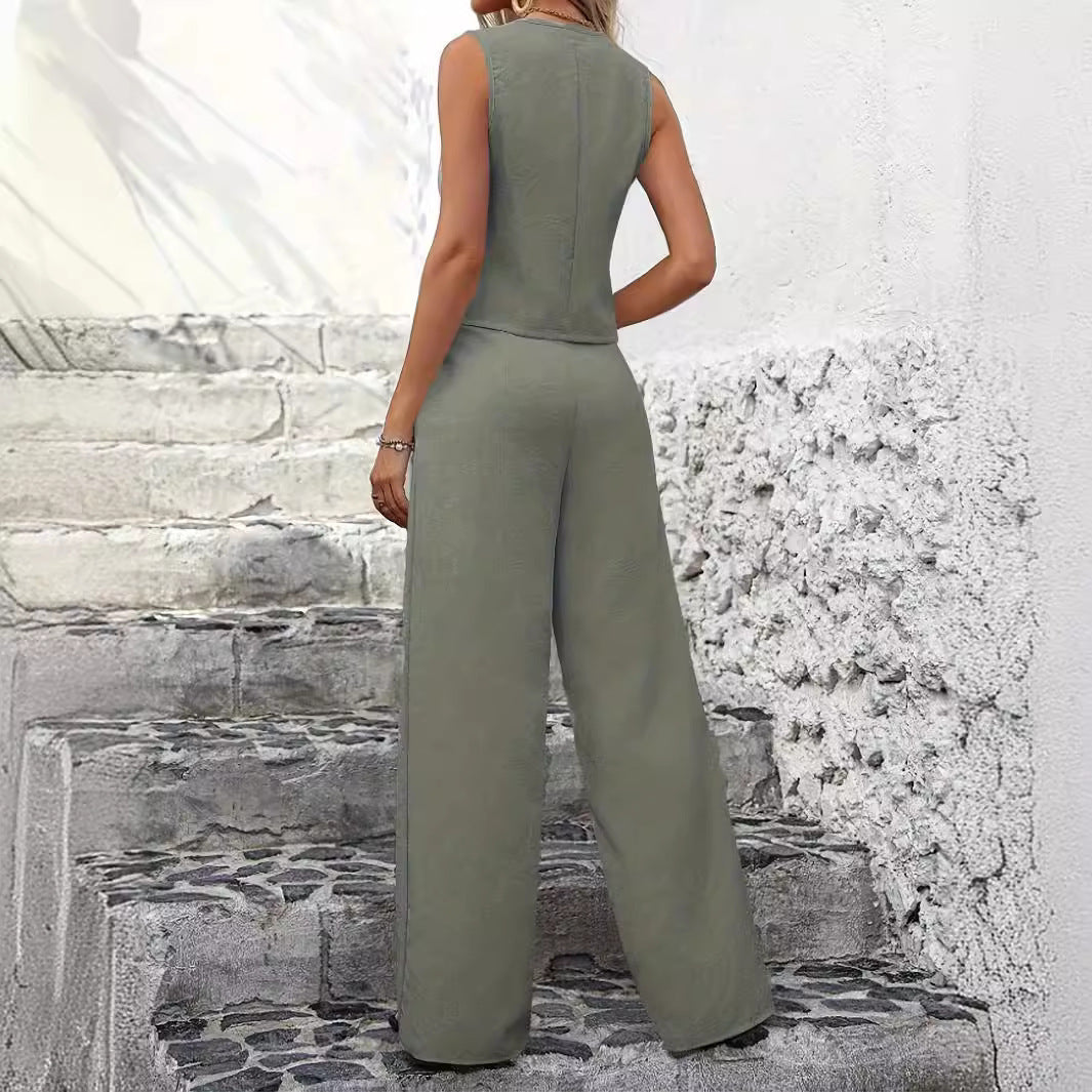 Amal Blouse and Pants Set