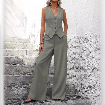 Amal Blouse and Pants Set