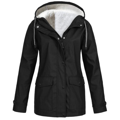 Liva Waterproof Fleece Hooded Jacket