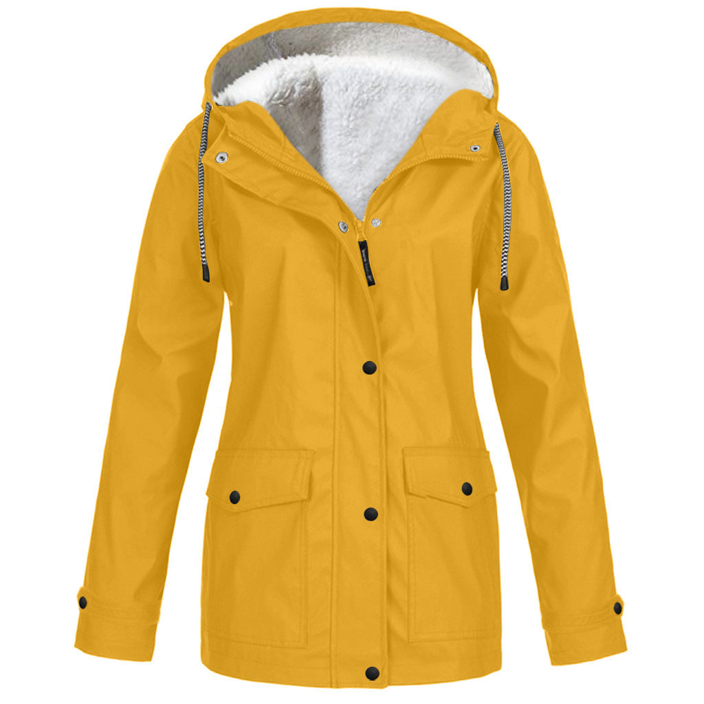 Liva Waterproof Fleece Hooded Jacket