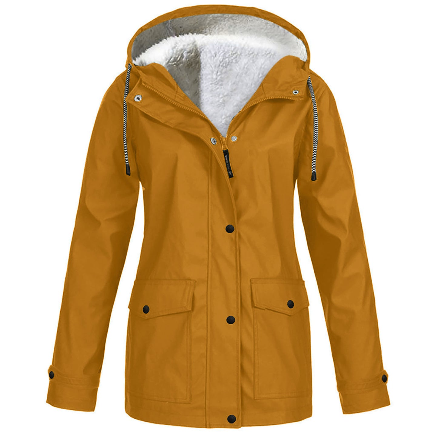 Liva Waterproof Fleece Hooded Jacket