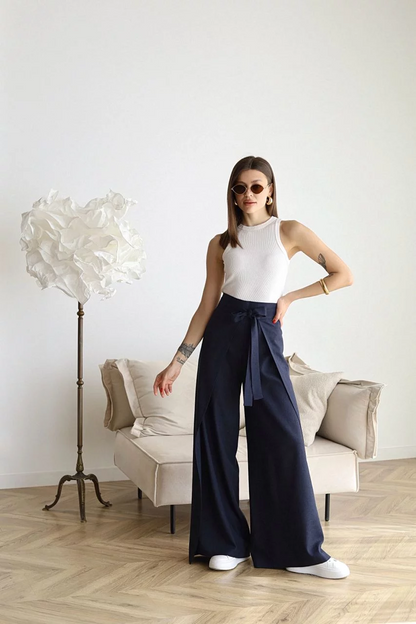 Victoria™ Wide Linen Pants