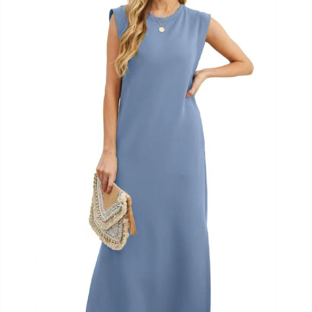 Emilia Wrinkle-free Split Hem Dress