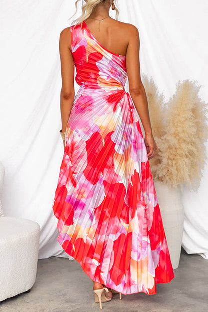 Adelie Pleated Maxi Dress