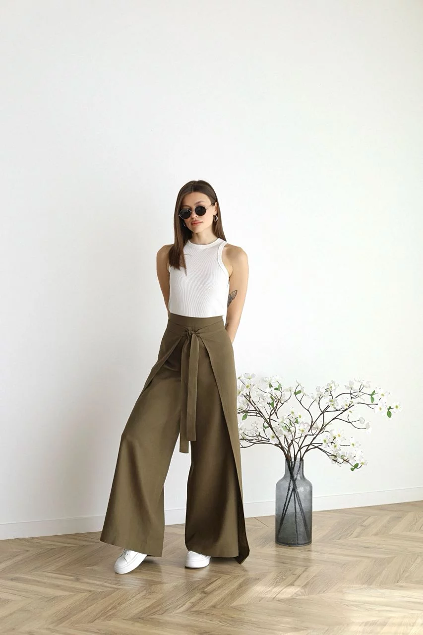 Victoria™ Wide Linen Pants