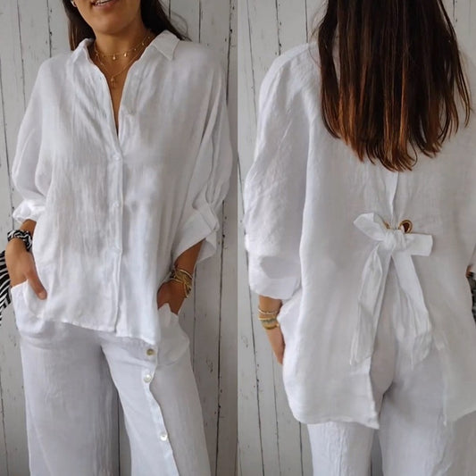 Ivy Tie-Back Blouse