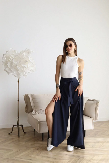 Victoria™ Wide Linen Pants