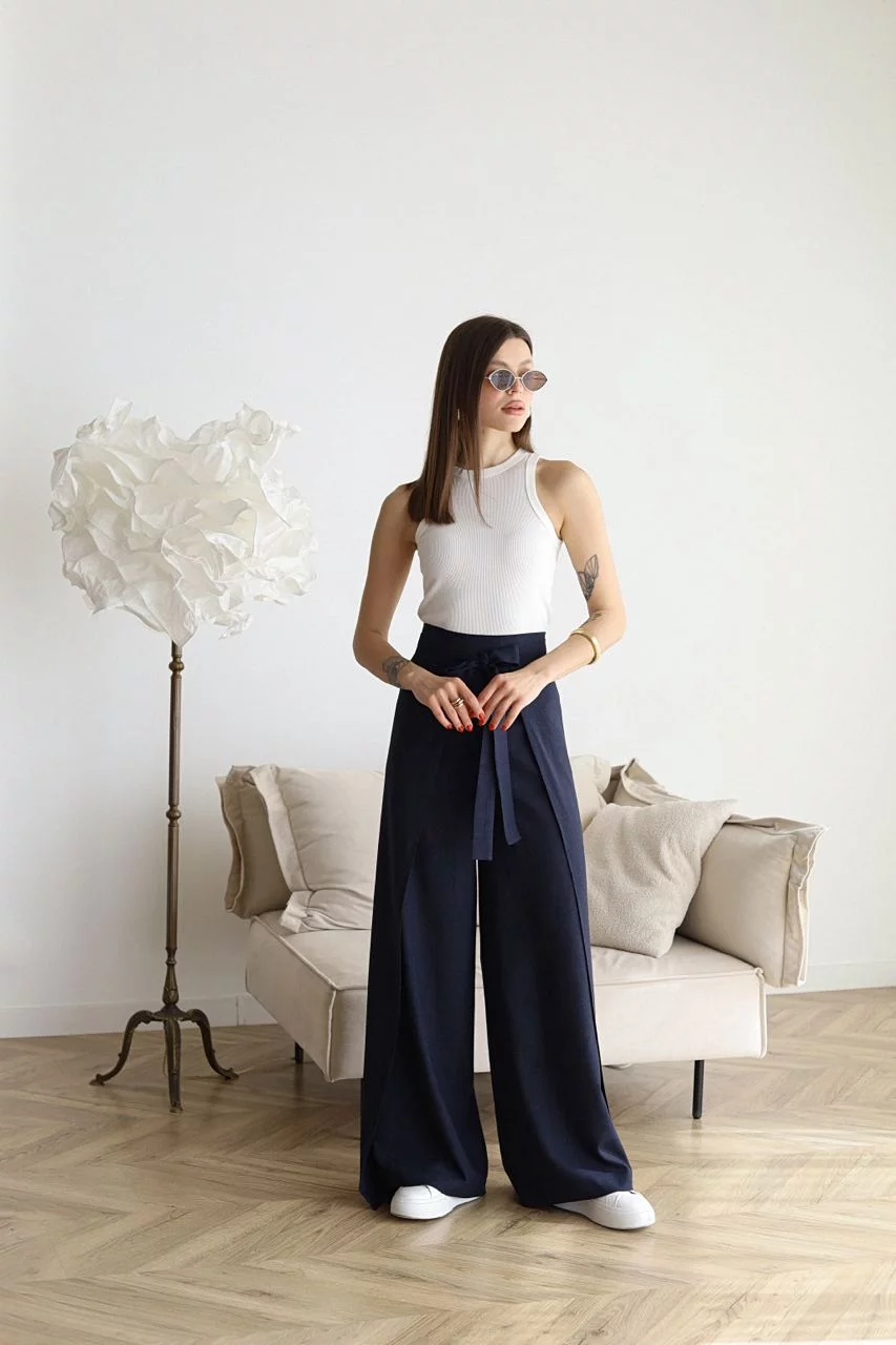 Victoria™ Wide Linen Pants