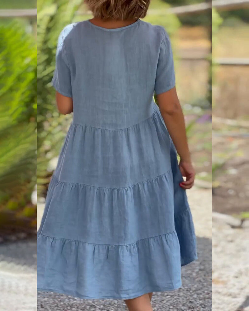 Reverie™ Cotton & Linen Dress