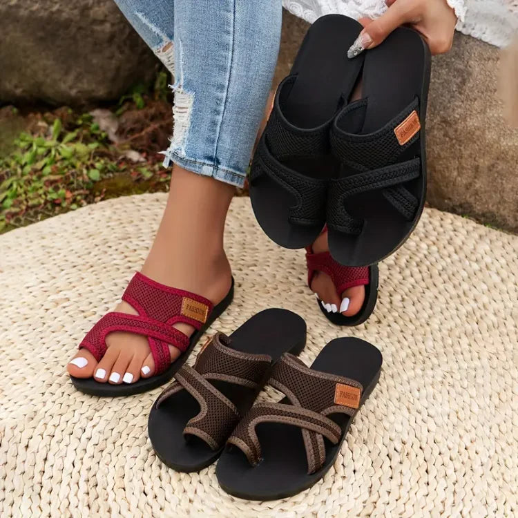 Breeze: Mesh Slider Sandals