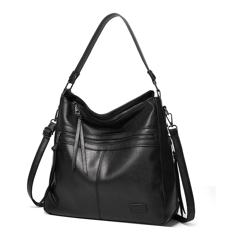 Fiona™ Classic leather shoulder bag