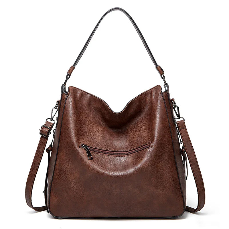 Fiona™ Classic leather shoulder bag