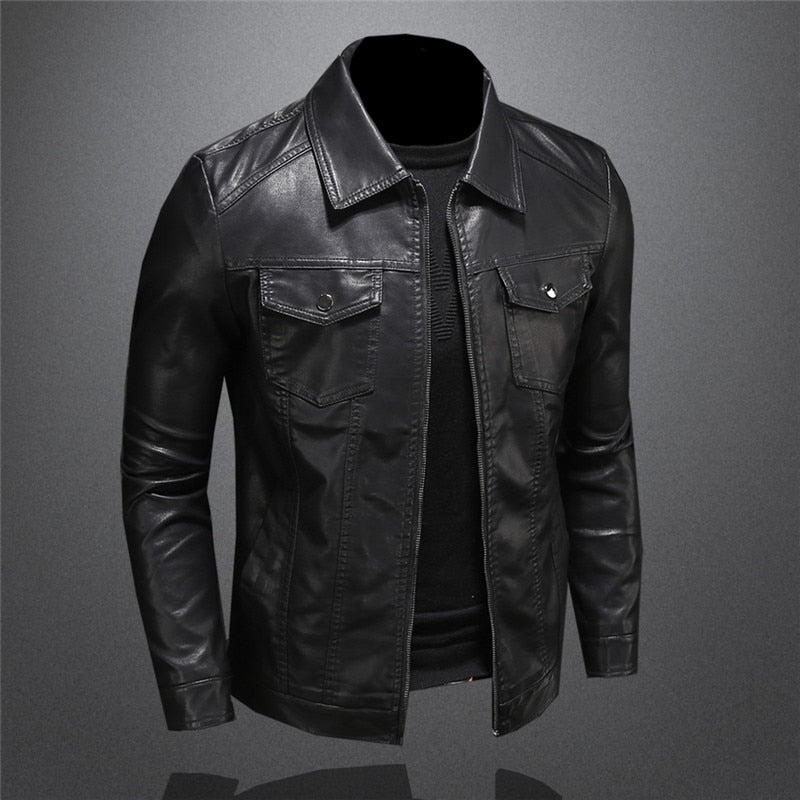 Carlo Leather Jacket (Check size chart)