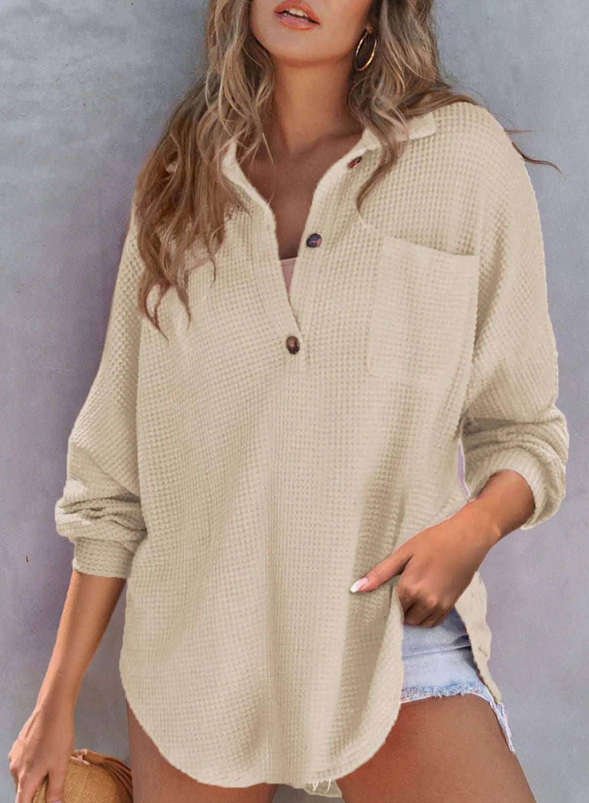 Rhea Henley Shirt Jacket