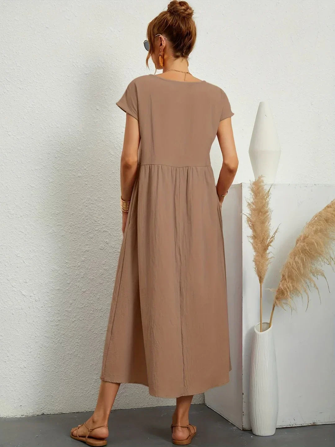 Meg Soft Cotton Pocket Dress