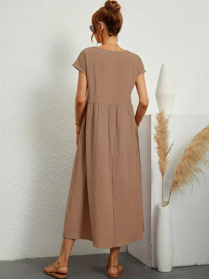 Meg Soft Cotton Pocket Dress