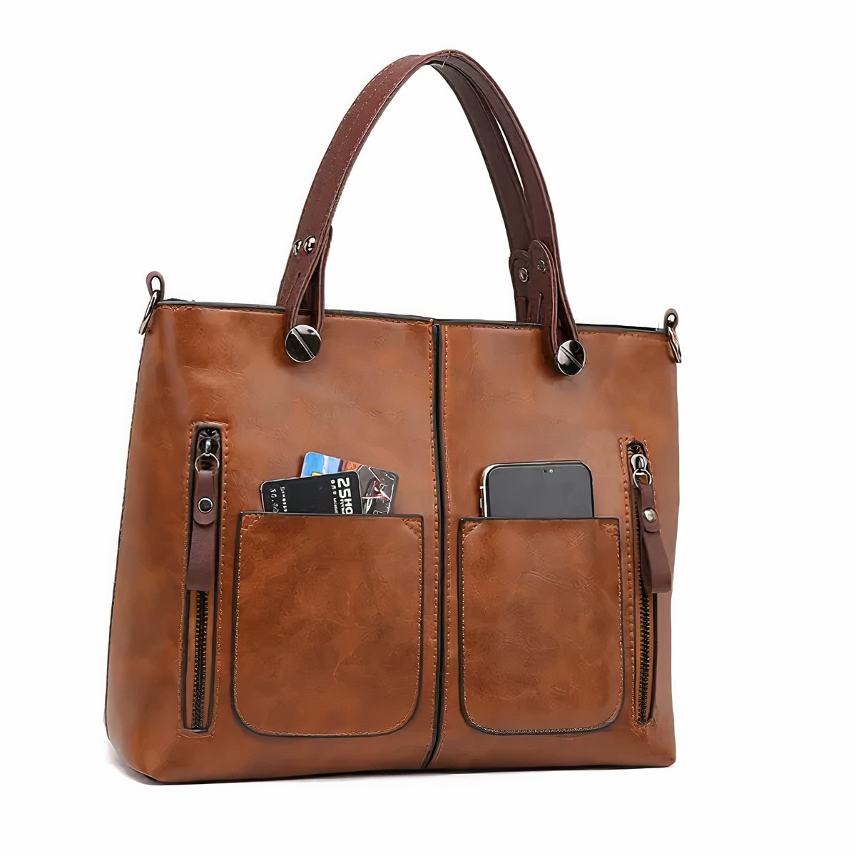 Gisela™ Vintage-style shoulder bag