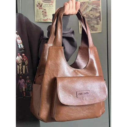 Vivina™ Vintage Leather Shoulder Bag