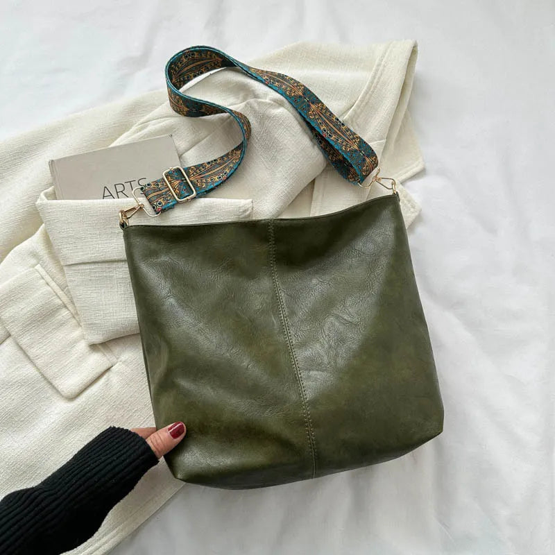 Chelsea - Vintage leather shoulder bag