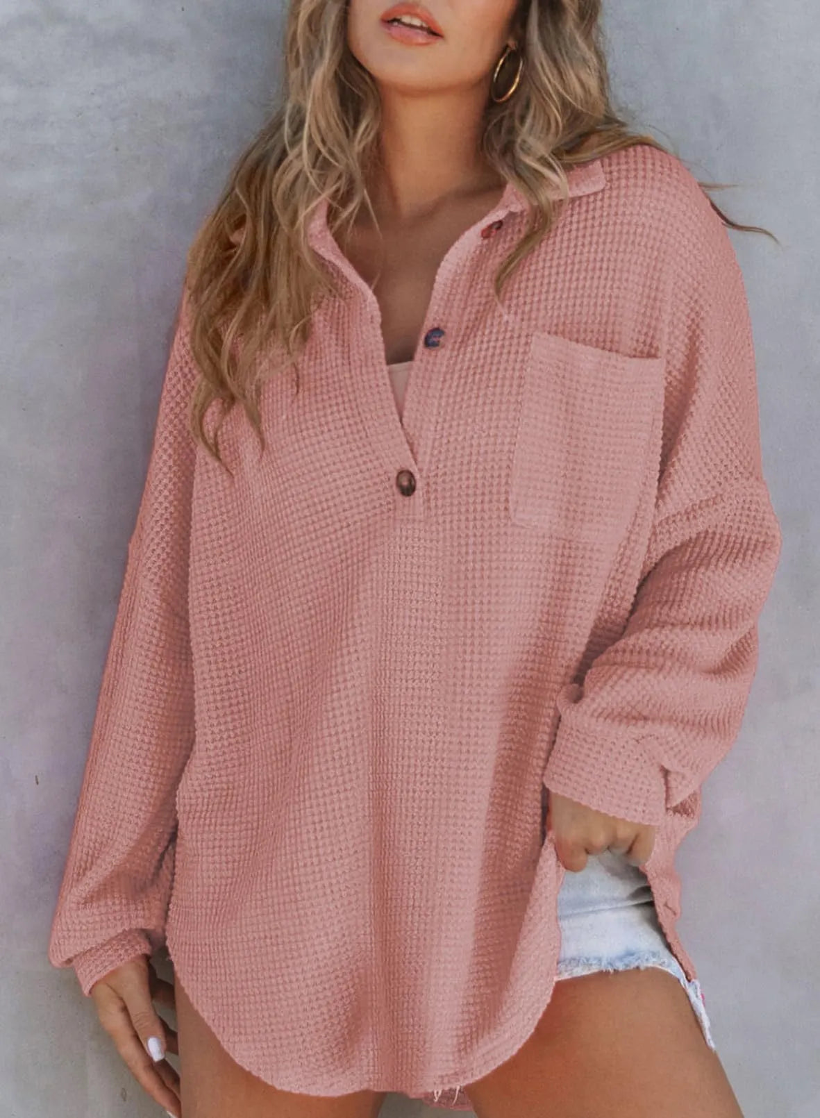 Rhea Henley Shirt Jacket