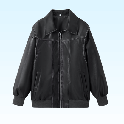 Vera™ Oversized Leather Jacket