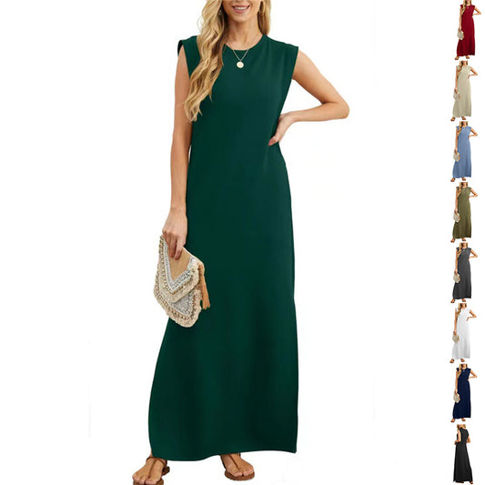 Emilia Wrinkle-free Split Hem Dress