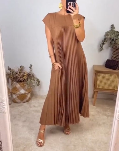 Orly™ Pleated Maxi Dress