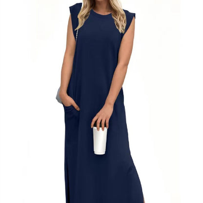 Emilia Wrinkle-free Split Hem Dress