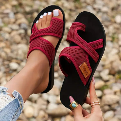 Breeze: Mesh Slider Sandals