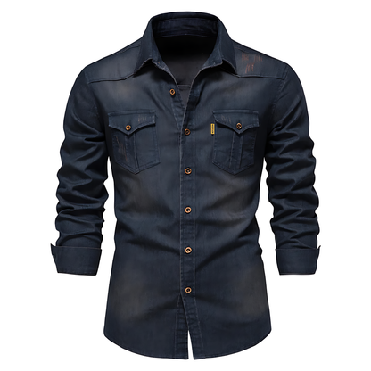 Reid FlexiFit Cotton Denim Shirt