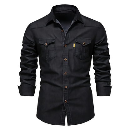 Reid FlexiFit Cotton Denim Shirt